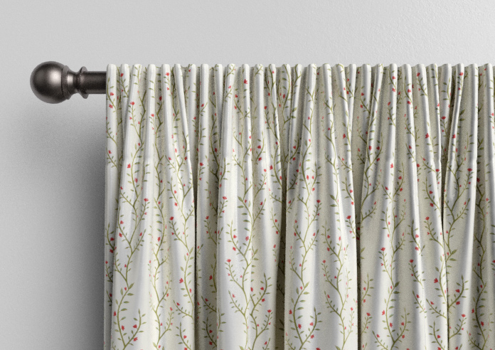 Boughton Faux Silk, Ruby - Made to Measure Curtains - Image 9